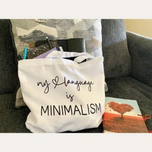 Product Image and Link for Love Language + Minimalism Tote