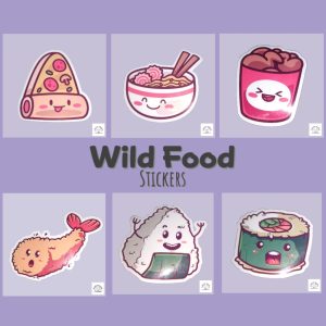 Product Image and Link for Wild Foods Sticker Collection