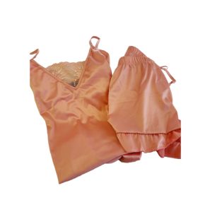Product Image and Link for Silky Pajamas Matching Sleepwear Set