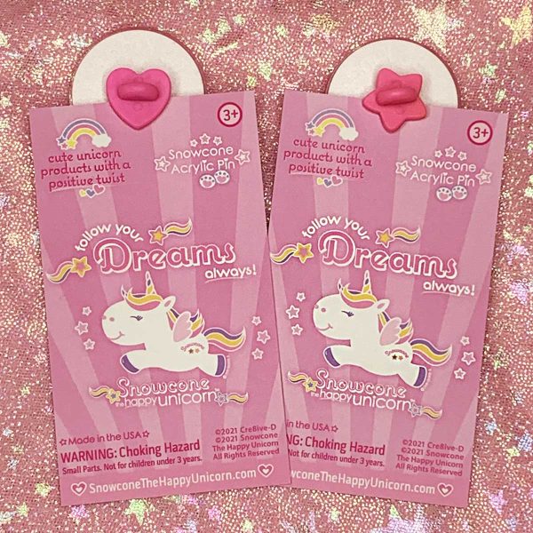 Product Image and Link for 💗Snowcone “Be Kind” Acrylic Pin
