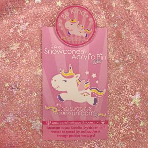 Product Image and Link for 💗Snowcone “Be Kind” Acrylic Pin