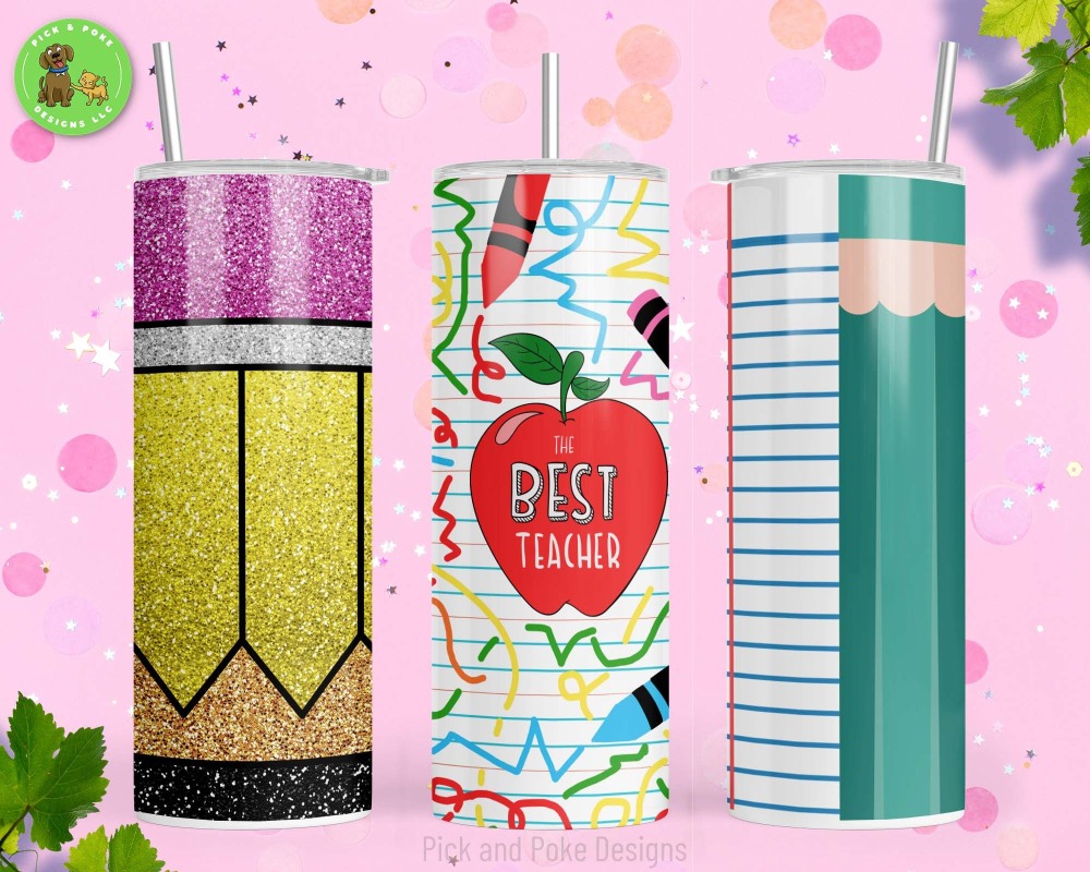 Best Teacher Tumbler - Sublimation Tumbler