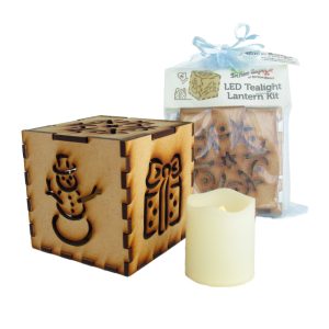 Product Image and Link for Winter Holiday Cube Lantern