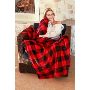 Product Image and Link for Buffalo Plaid Throw Blanket