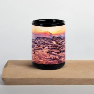 Product Image and Link for Ceramic Mug of Sunset at Ocean Beach, San Diego