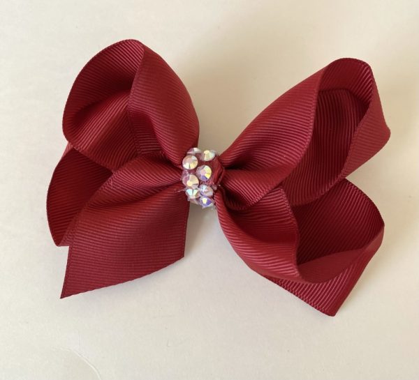 Product Image and Link for 3-Piece Pearlescent Center 4″ Assorted Color Bows