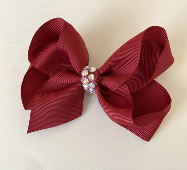Product Image and Link for 3-Piece Pearlescent Center 4″ Assorted Color Bows