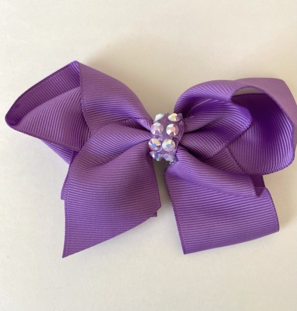 Product Image and Link for 3-Piece Pearlescent Center 4″ Assorted Color Bows