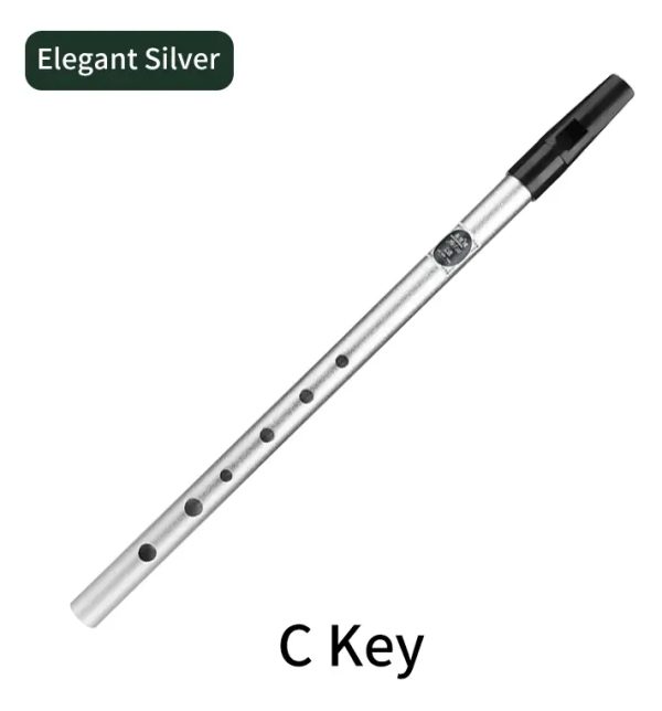 Product Image and Link for Irish Whistle Flute – Silver