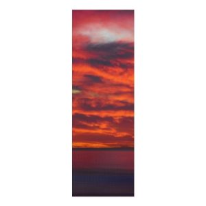 Product Image and Link for Yoga Mat – Red Sunset in Pacific Beach, San Diego