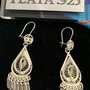 Product Image and Link for Mexican Sterling Silver Filigrana Earrings