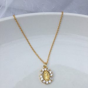 Product Image and Link for Dainty Virgencita Necklace