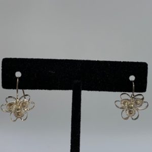 Product Image and Link for Flower Sterling Silver Earrings