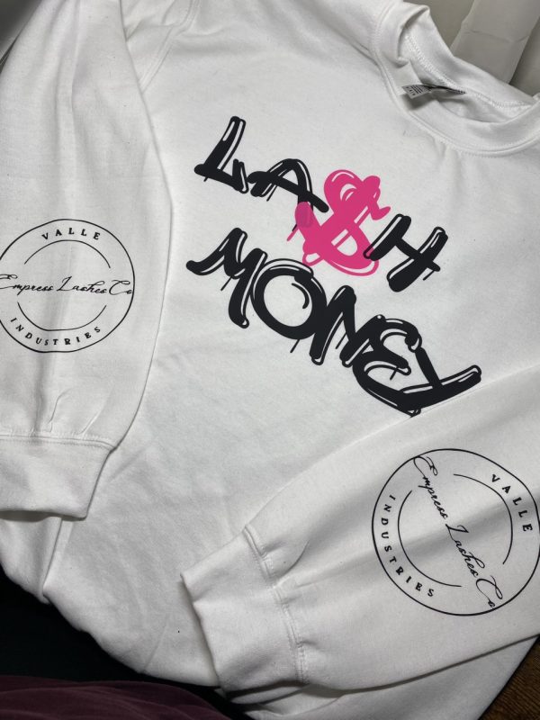 Product Image and Link for Customizable Lash Brand Sweater