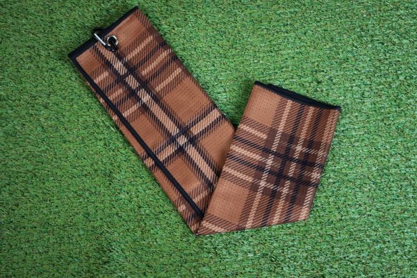 Product Image and Link for Plaid Waffle Golf Towel