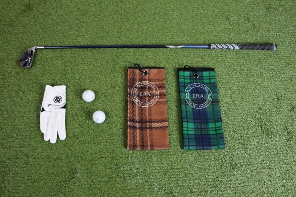 Product Image and Link for Plaid Waffle Golf Towel