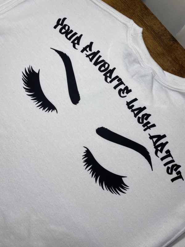 Product Image and Link for Customizable Lash Brand Sweater