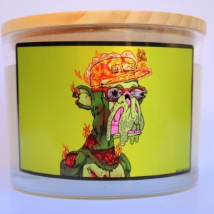 Product Image and Link for Ape On Fire Candle