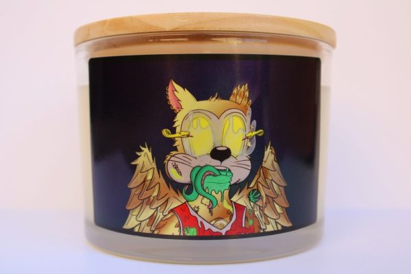 Product Image and Link for Caramel Cat Candle