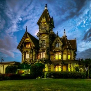 Product Image and Link for Old Town Eureka Historic Victorian Print