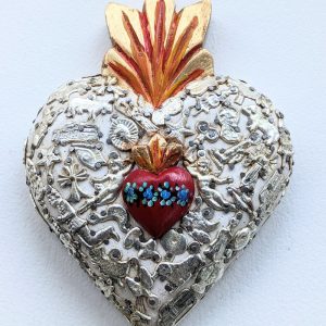 Product Image and Link for White Milagro Heart