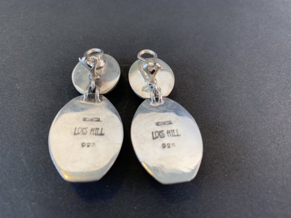 Product Image and Link for Lois Hill Sterling Silver Classic Cut Out Scroll Oval Dangle Clip-On Earrings