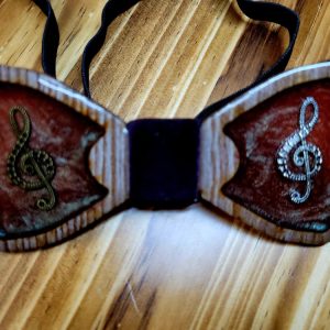 Product Image and Link for Custom made wood bowtie