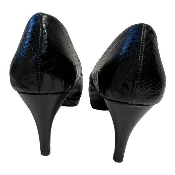 Product Image and Link for Bandolino My One Black Reptile Heel