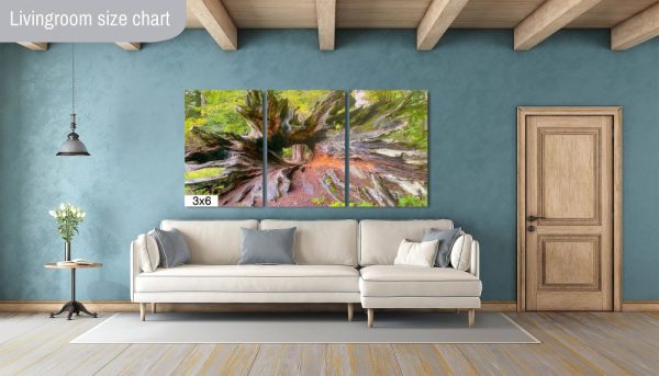 Product Image and Link for Hollow Redwood Log