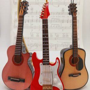 Product Image and Link for Guitar Trio Assortment Ornaments