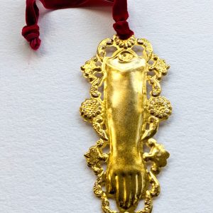 Product Image and Link for Large Tin Hand Milagro/Charm