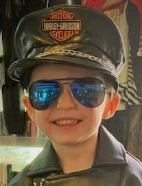 Product Image and Link for Kids’ Faux Leather Harley Davidson Hat