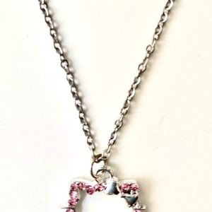 Product Image and Link for L’il Kitty Pink Rhinestone Necklace