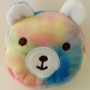 Product Image and Link for Soft Velour Pastel Multicolored Teddy Bear Coin Purse