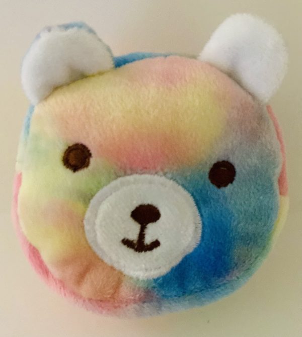 Product Image and Link for Soft Velour Pastel Multicolored Teddy Bear Coin Purse