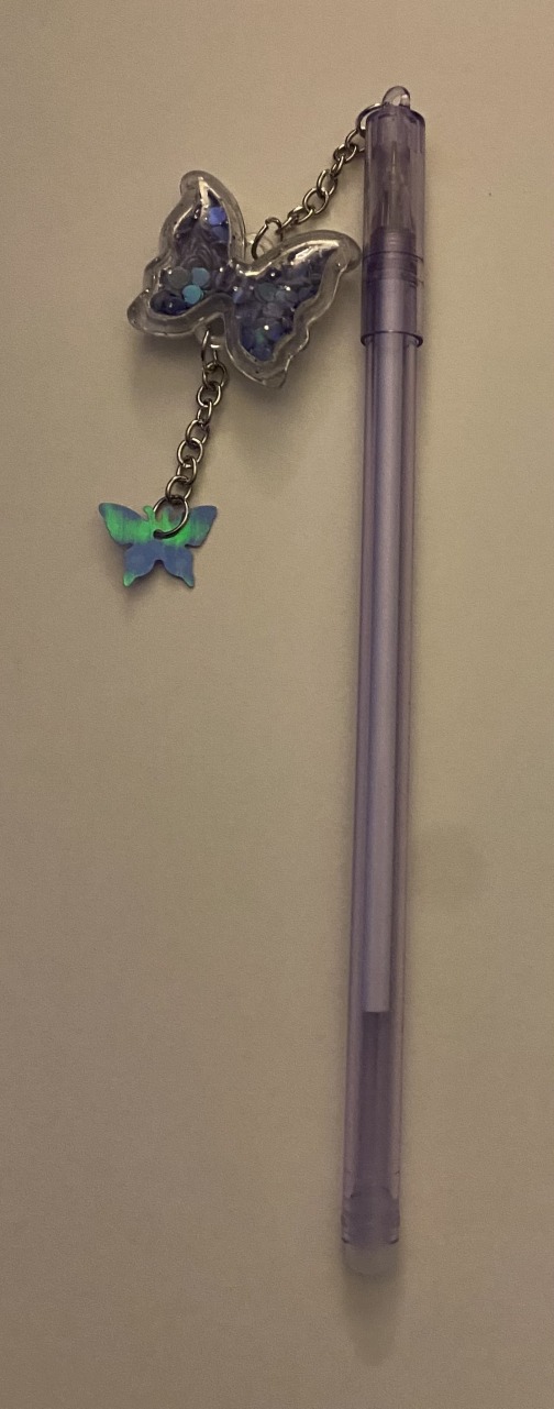 Product Image and Link for Assorted Colored Inkpens with Butterfly Pendant on the Top