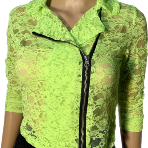 Product Image and Link for Neon Lace Moto Jacket