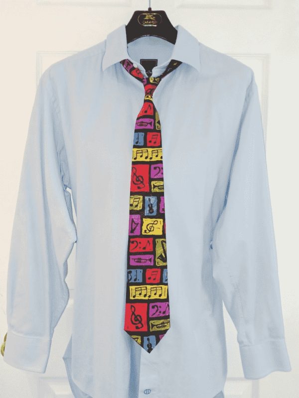 Product Image and Link for Handmade Tie Music Scenes