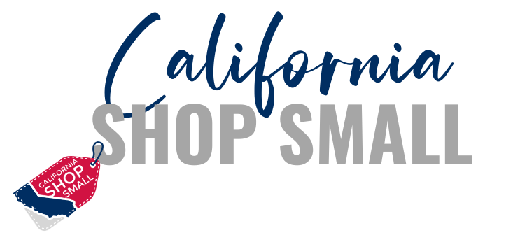 California Shop Small text in banner