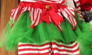 Product Image and Link for Elf Tutu Skirt with Jingle Bell