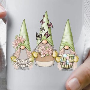 Product Image and Link for Easter Gnomes Mug, Green Gnomes Coffee Cup, Easter Mug