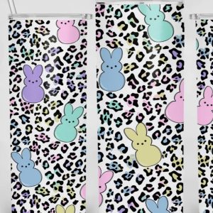 Product Image and Link for Leopard Peeps Tumbler, Shimmer Tumbler, Easter Cup, 20 oz
