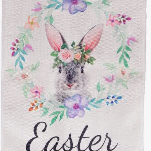 Product Image and Link for Happy Easter Garden Flag Vertical Double Sided 18 x 12.5 Inch