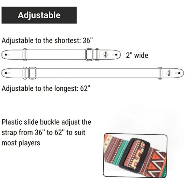 Product Image and Link for Sulether Adjustable Guitar Strap