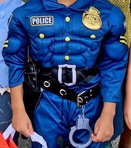 Product Image and Link for Toddler Police Costume