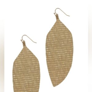 Product Image and Link for Large Long Leaf Earrings
