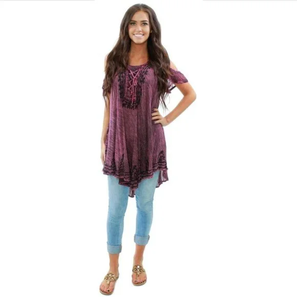 Product Image and Link for Boho Short Sleeve Tunic S/M
