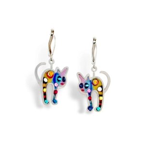 Product Image and Link for Whimsical Kitty Cat Earrings
