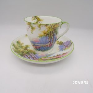 Product Image and Link for Vintage AYNSLEY Demitasse Tea Cup & Saucer Set