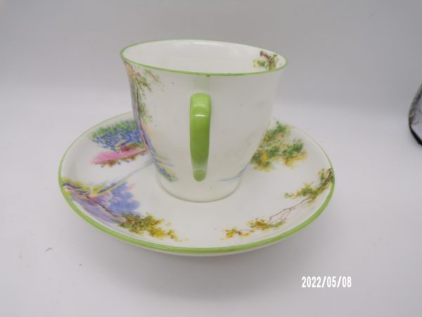 Product Image and Link for Lovely Aynsley England Bone China Demitasse Teacup & Saucer Set